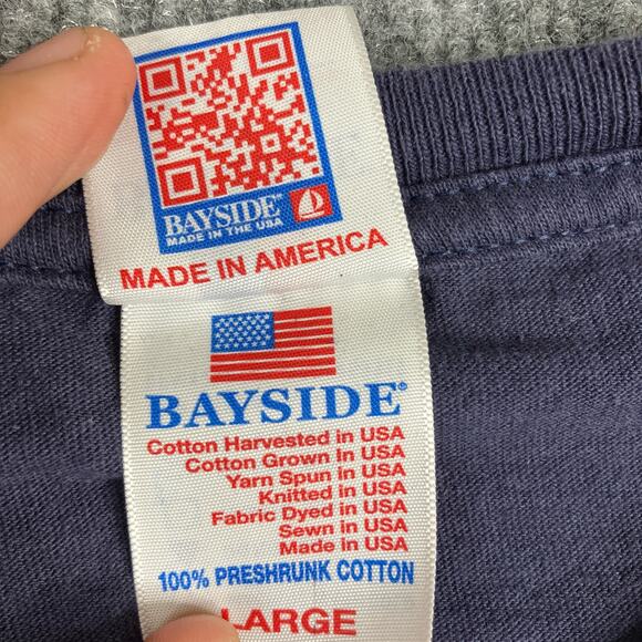 Bayside T-Shirt Men's L Trace Adkins 2016 Tour Navy Graphic Concert Tee - Picture 6 of 9